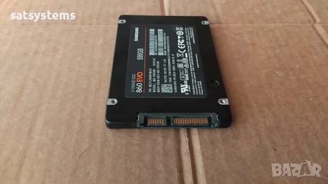  SSD Samsung SSD 860 EVO 500GB SATA 6.0Gb/s, снимка 5 - Твърди дискове - 55681099