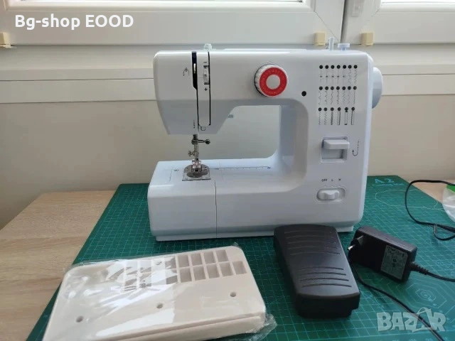 Електромеханична шевна машина Dictrolux, 20 бода, илик в 4 стъпки, LED осветление, крачен педал