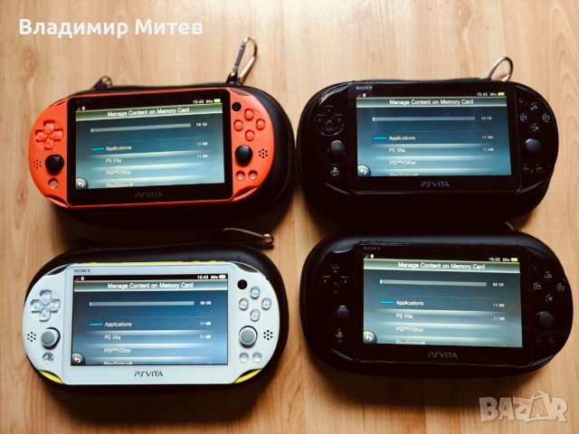 PS Vita 2000 (64GB) с Нови Aксесоари Подарък, снимка 4 - PlayStation конзоли - 54643418