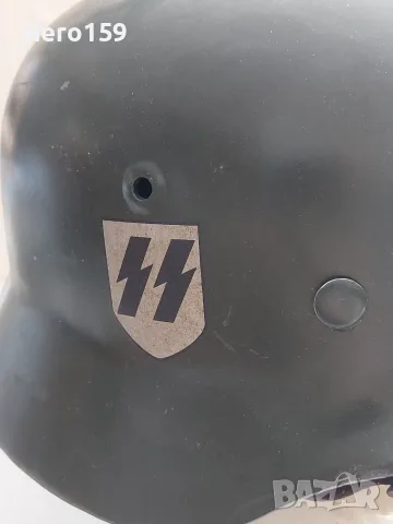 WW2-Две стоманени военни бойни каски,руска модел 1939/немска SS,М35-втора световна война, снимка 11 - Антикварни и старинни предмети - 55449239