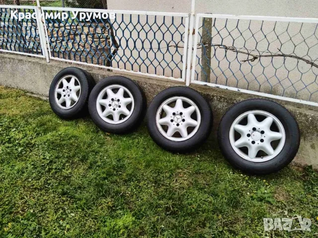 Джанти за Mercedes W203 15 цола с хубави зимни гуми 195/65/15