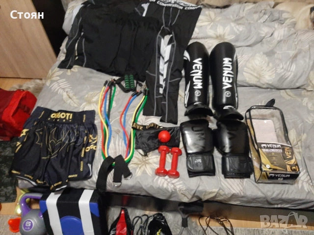 Пълен комплект за тренирофки и професионален бокс ТИБИЯ И СТЪПАЛО ЗА МУАЙ-ТАЙ, КИКБОКС И MMA 