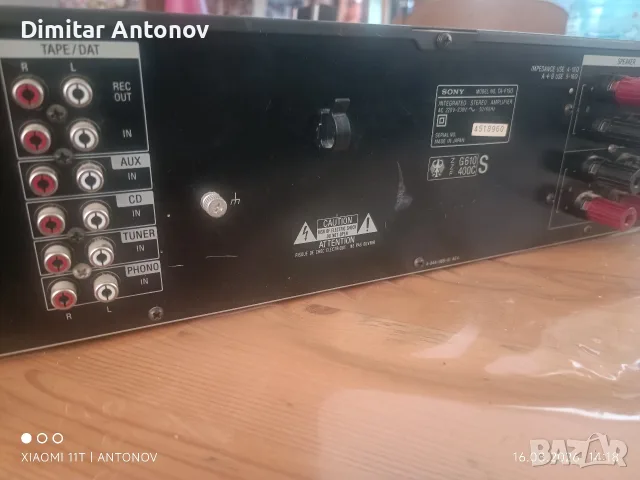 усилвател сони TA-F190, снимка 5 - Ресийвъри, усилватели, смесителни пултове - 52001153