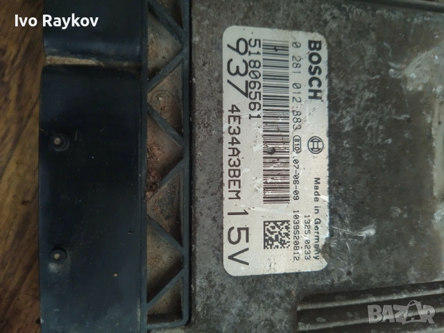 Моторен компютър за Alfa Romeo 147 - 51806561 , 0281012883., снимка 3 - Части - 54901892