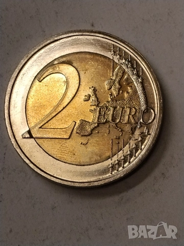 Монета от 2 евро , снимка 2 - Нумизматика и бонистика - 54573238