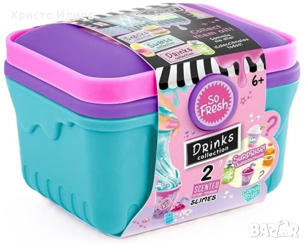 CANAL TOYS Мини кошничка с цветен слайм