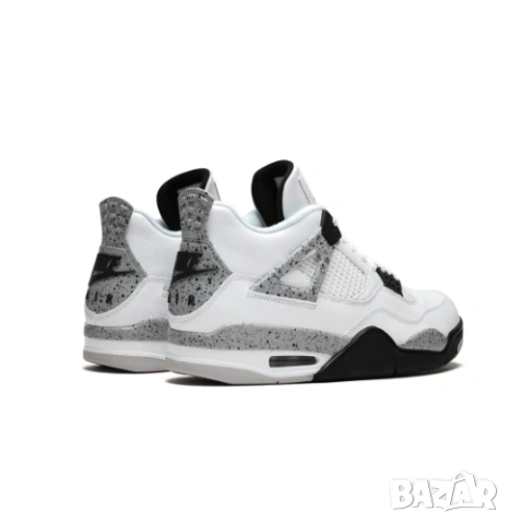 маратонки  Air Jordan 4 Retro "White Cement". номер 41, снимка 4 - Маратонки - 54152359