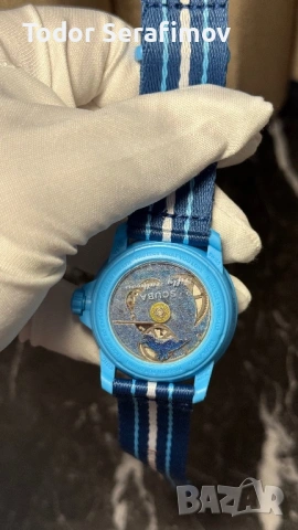 Blancpain X Swatch BIOCERAMIC SCUBA FIFTY FATHOMS COLLECTION Часовник, снимка 6 - Мъжки - 54720836