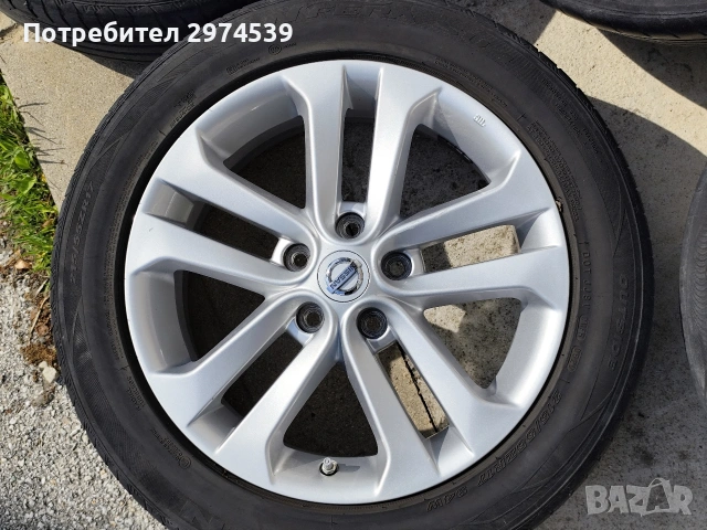 Джанти с датчици и гуми за Nissan , снимка 3 - Гуми и джанти - 54766800