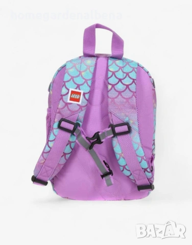 Adidas LEGO Mermaid детска раница многоцветна русалка водоотблъскваща 10л 24х33х13 см, снимка 2 - Раници - 54491165