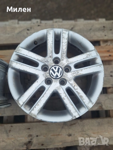 Volkswagen Golf 6 от 2010 Година 2 Броя Алуминиеви Джанти 16 Ки Ronal, снимка 3 - Гуми и джанти - 54579774