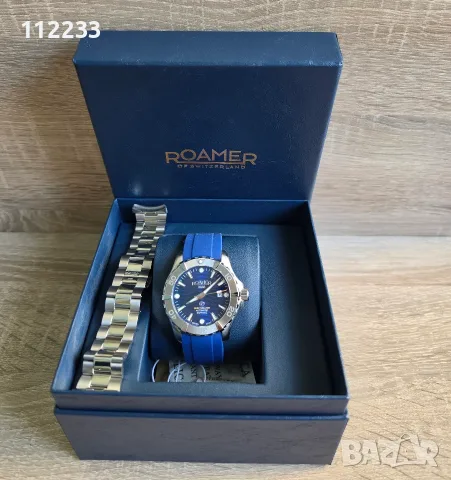 БАРТЕР Roamer Deep Sea Automatic 43mm, снимка 3 - Мъжки - 55603386