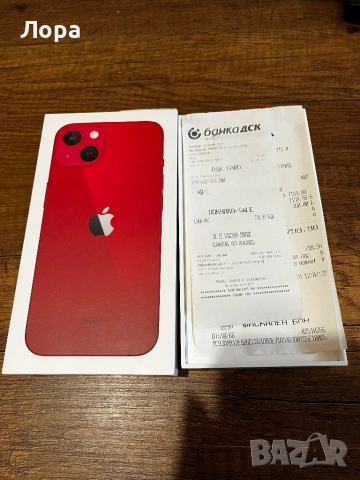 Продава,бартер Iphone 13Red128gb Гаранция , снимка 8 - Apple iPhone - 54640290