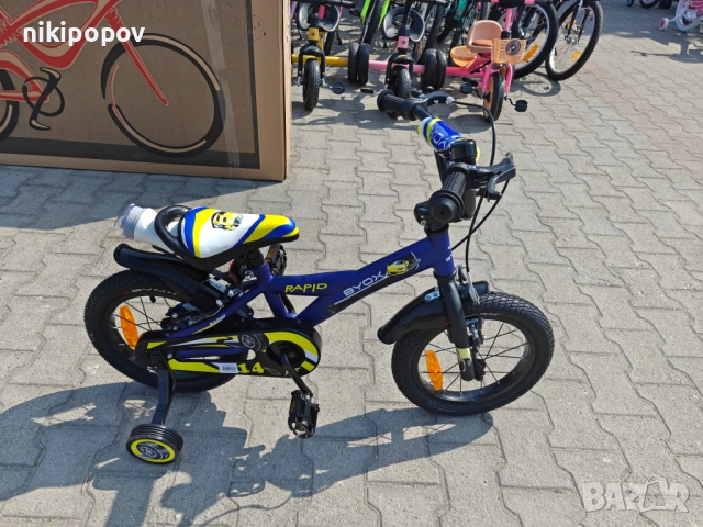 X Детски велосипед 14" RAPID blue, снимка 2 - Велосипеди - 54395035