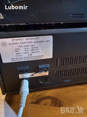 AC2002Chifi deck-AC2002R hifi reseiver, снимка 7 - Ресийвъри, усилватели, смесителни пултове - 55470107