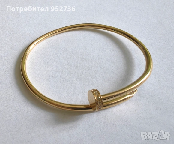 Гривна Cartier Juste un clou yellow gold 20 диаманта