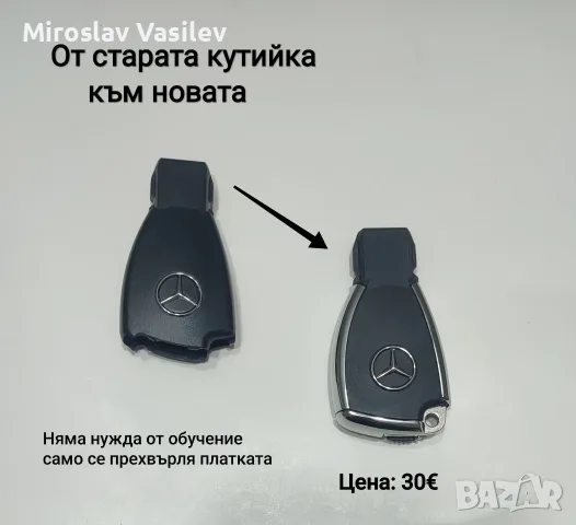 Кутийки за ключ Mercedes, снимка 4 - Аксесоари и консумативи - 50202806