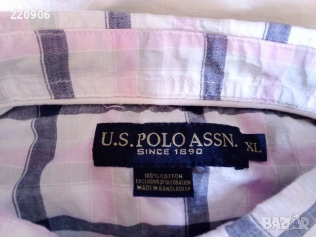 U.S. Polo Assn. оригинална мъжка риза, снимка 4 - Ризи - 54437086