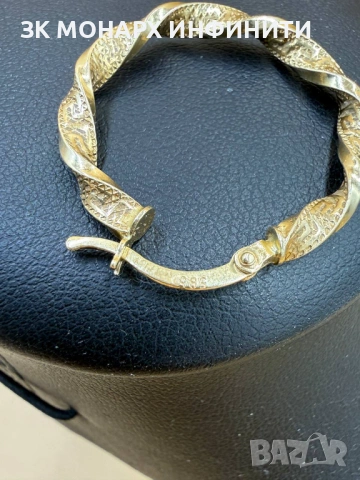 Златна обеца/585/ обецата е само една, снимка 4 - Обеци - 54322889