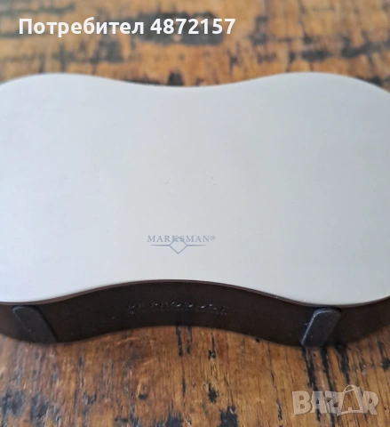 визитник Марксман Marksman метален, масивен и стабилен уникат, снимка 7 - Колекции - 55153966