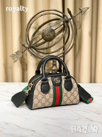 Gucci Нова Дамска Кожена Чанта Гучи Различни Цветове , снимка 3 - Чанти - 55640112