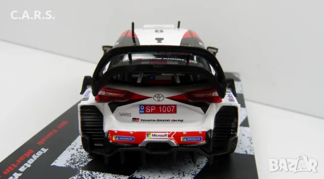НОВА Метална количка Toyota Yaris WRC - Мащаб 1:43, снимка 5 - Колекции - 55626237