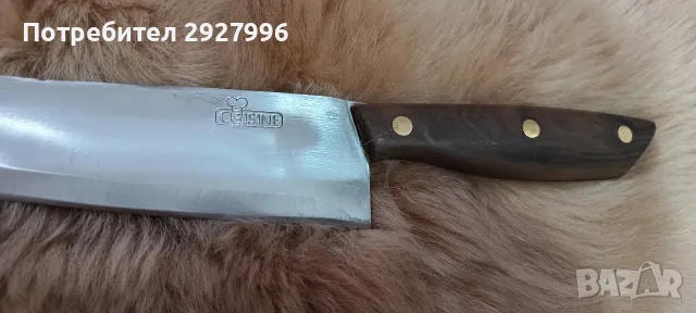 Стар нож на шеф готвач, снимка 2 - Антикварни и старинни предмети - 55590410