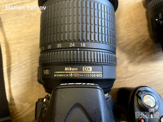 Nikon D5300 + Nikkor AF-S DX 18-105mm VR + Nikkor AF-S DX 35mm + аксесоари, снимка 2 - Обективи и филтри - 55397585
