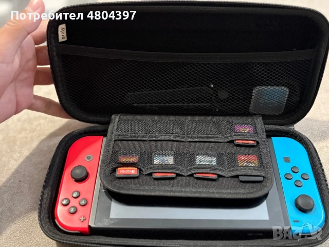 Nintendo Switch + 5 ТОП игри (Zelda, Pokemon)  Продавам конзолата в идеално състояние., снимка 2 - Nintendo конзоли - 54273749