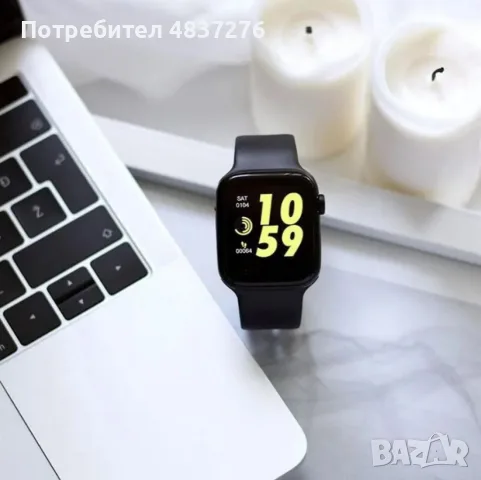 Смарт часовник - измерване на пулс и кръвно, снимка 4 - Смарт гривни - 55415462