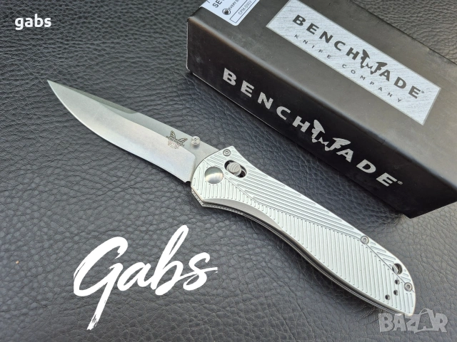 Сгъваем нож Benchmade Seven/Ten 710FE24 Mc Henry&Williams, снимка 7 - Ножове - 54518571
