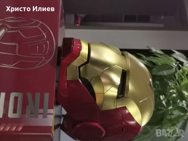 Marvel Моторизирана маска Iron Man MK5 1:1 с гласова команда Роботизирана каска Железния човек, снимка 5 - Друга електроника - 49126180