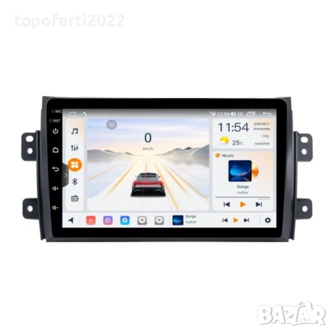 Мултимедия за Suzuki SX4 (2006-2014) / Fiat Sedici (2005-2014) + Подарък камера, снимка 2 - Аксесоари и консумативи - 55049281