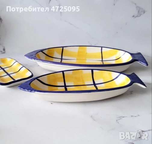 Рибни плата, снимка 3 - Сервизи - 54496771