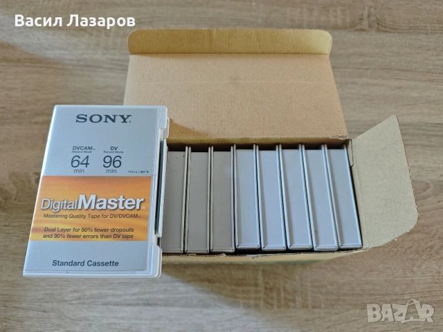 Видео касети DVCAM 64 min dv 96 min digital master , снимка 2 - Плейъри, домашно кино, прожектори - 54628753