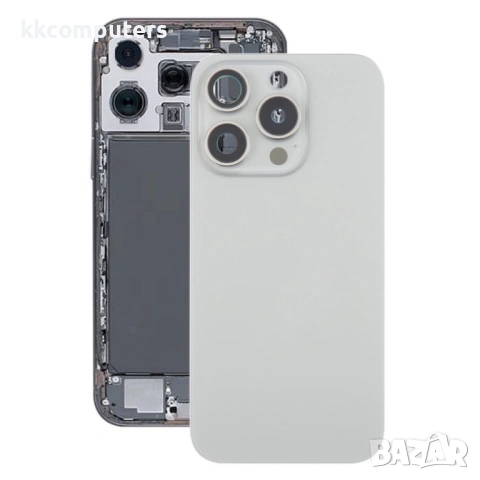 Оригинален Стъклен Заден Капак за iPhone 16 Pro Max с Рамка за Камерата и MagSafe Магнит – 4 цвята, снимка 2 - Резервни части за телефони - 54131746