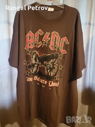 Тениска AC/DC с къс ръкав BLACK ICE, снимка 4 - Други - 55132700