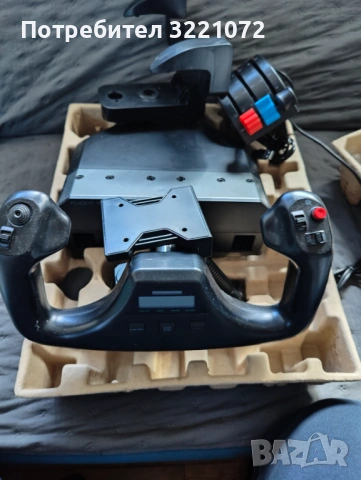 Контроли за авио-симулатор Logitech - G Flight Yoke System, черен (PC) & Logitech G PRO Flight Rudde, снимка 5 - Аксесоари - 54392991