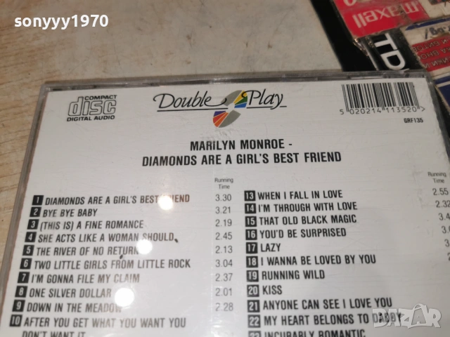 MARILYN MONROE CD-ВНОС GERMANY 0406261901H2E6R, снимка 11 - CD дискове - 54781888