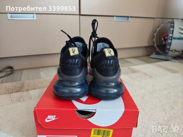 Маратонки nike airmax 270 gs номер 37 1/2, снимка 4 - Детски маратонки - 55249819