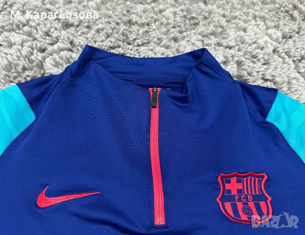 Оригинално горнище Nike FC Barcelona, Размер L, снимка 3 - Футбол - 55383088