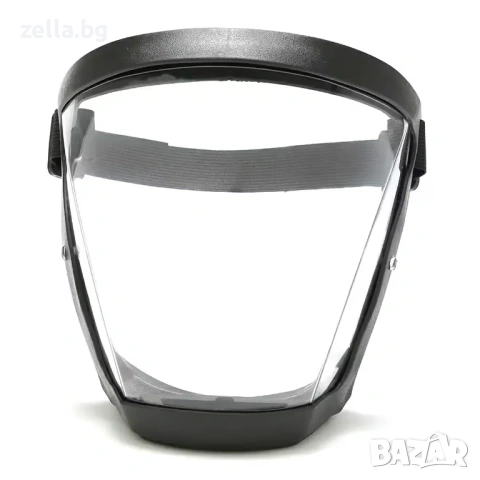 Предпазна маска за лице с прозрачен визьор + PM2.5 филтър – за моторна коса боядисване 10370, снимка 12 - Части за велосипеди - 54685095