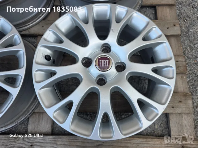 Лети джанти 15ки 4х100 Fiat, снимка 6 - Гуми и джанти - 55179640