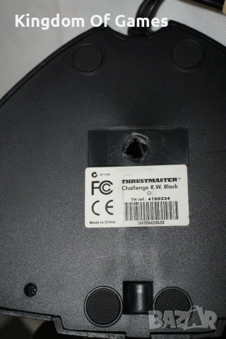 Волан с педали Thrustmaster Ferrari Challenge Racing Wheel Black ЗА PS2 ТЕСТВАН И РАБОТЕЩ, снимка 8 - Аксесоари - 55178988