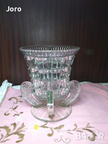 ваза тип купа, снимка 4 - Антикварни и старинни предмети - 54715009