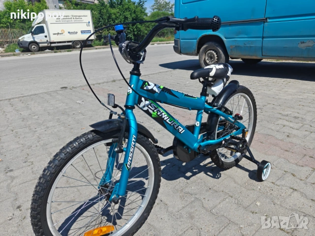 BG Детски велосипед 20" SAMURAJ син, снимка 5 - Велосипеди - 54493328