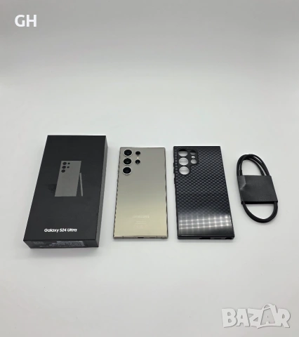 Samsung Galaxy S24 Ultra 256GB Titanium Grey |Като нов | Гаранция