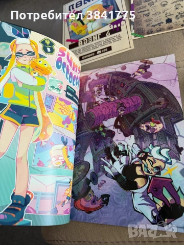 Octo Canyon Splatoon zine нов, рядък комплект от 2021 г., снимка 8 - Други игри и конзоли - 54736720