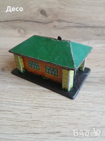 Стара руска ламаринена играчка гараж., снимка 3 - Колекции - 55571125