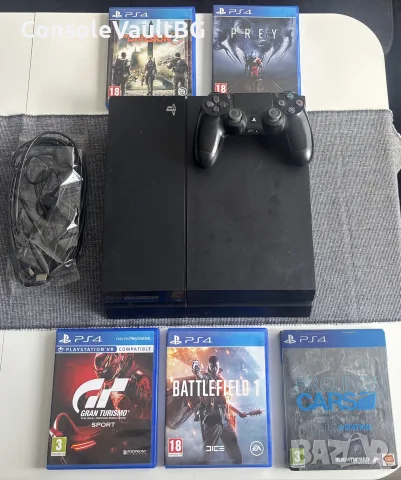 PlayStation 4 – 500GB | Нова термопаста Arctic MX-6 + 5 игри